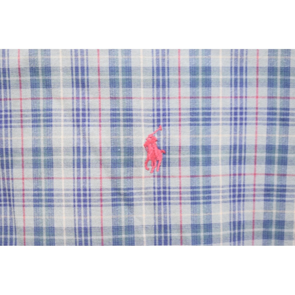 Polo Ralph Lauren‎ Dress Shirt Classic Fit Plaid Long Sleeve Mens Size 17.5 XL - Picture 5 of 8